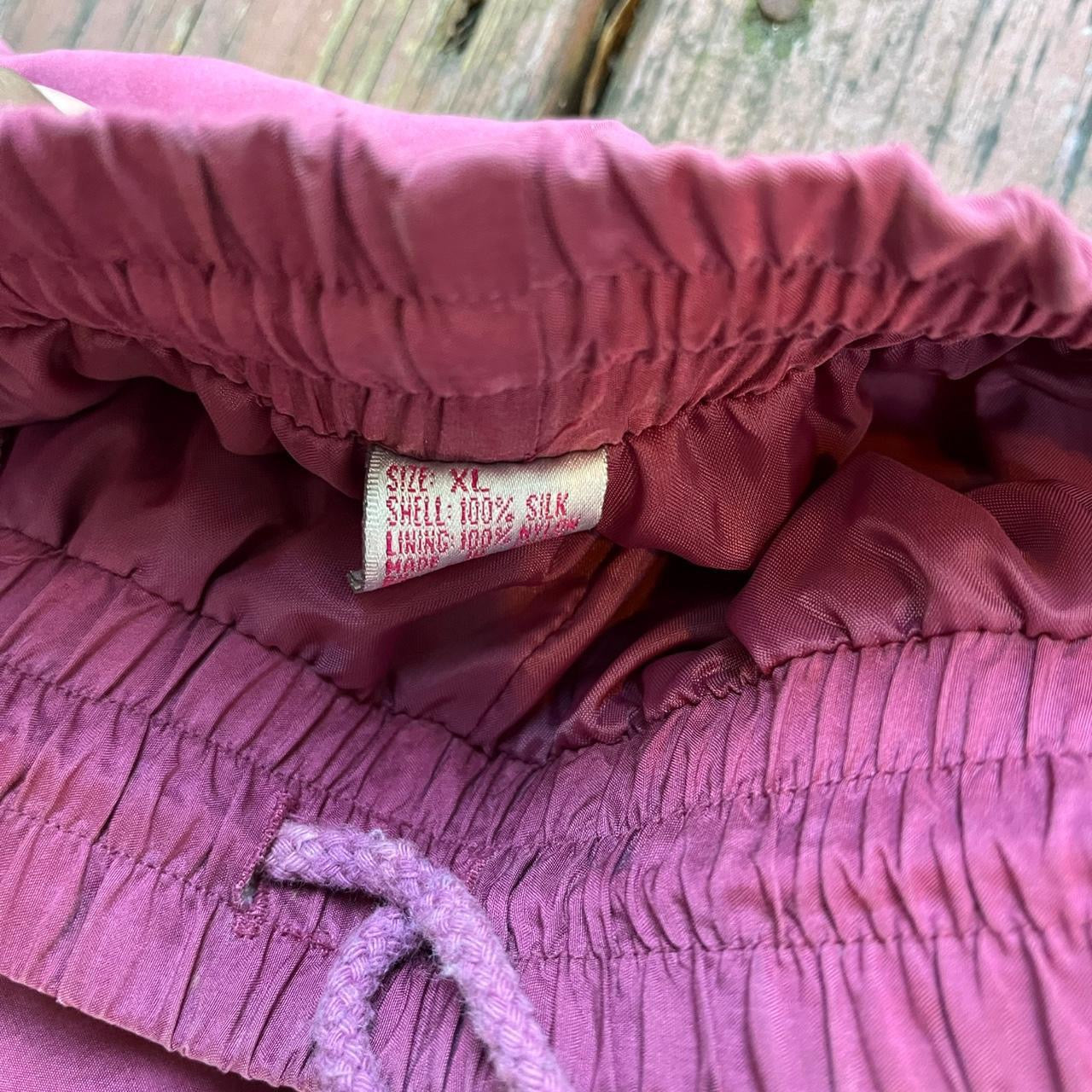 pink track pants