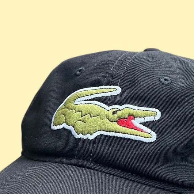 Lacoste crocodile badge twill cap