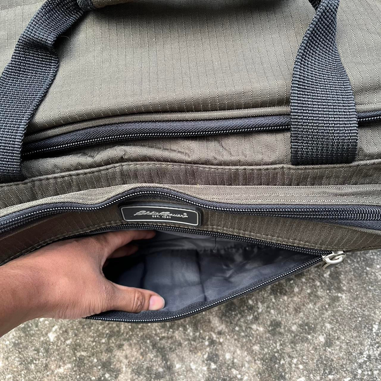 vintage Eddie Bauer duffle bag