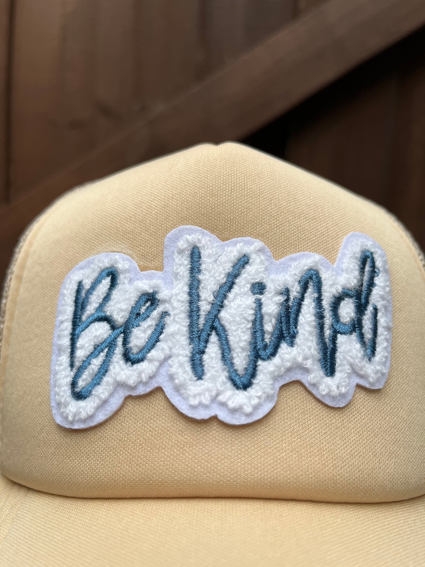"be kind" trucker hat