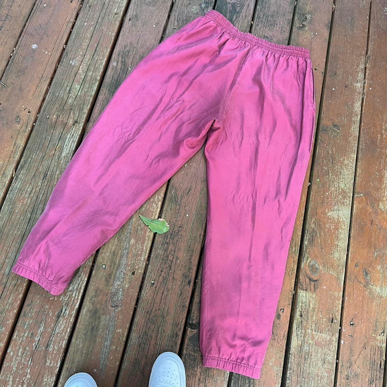 pink track pants