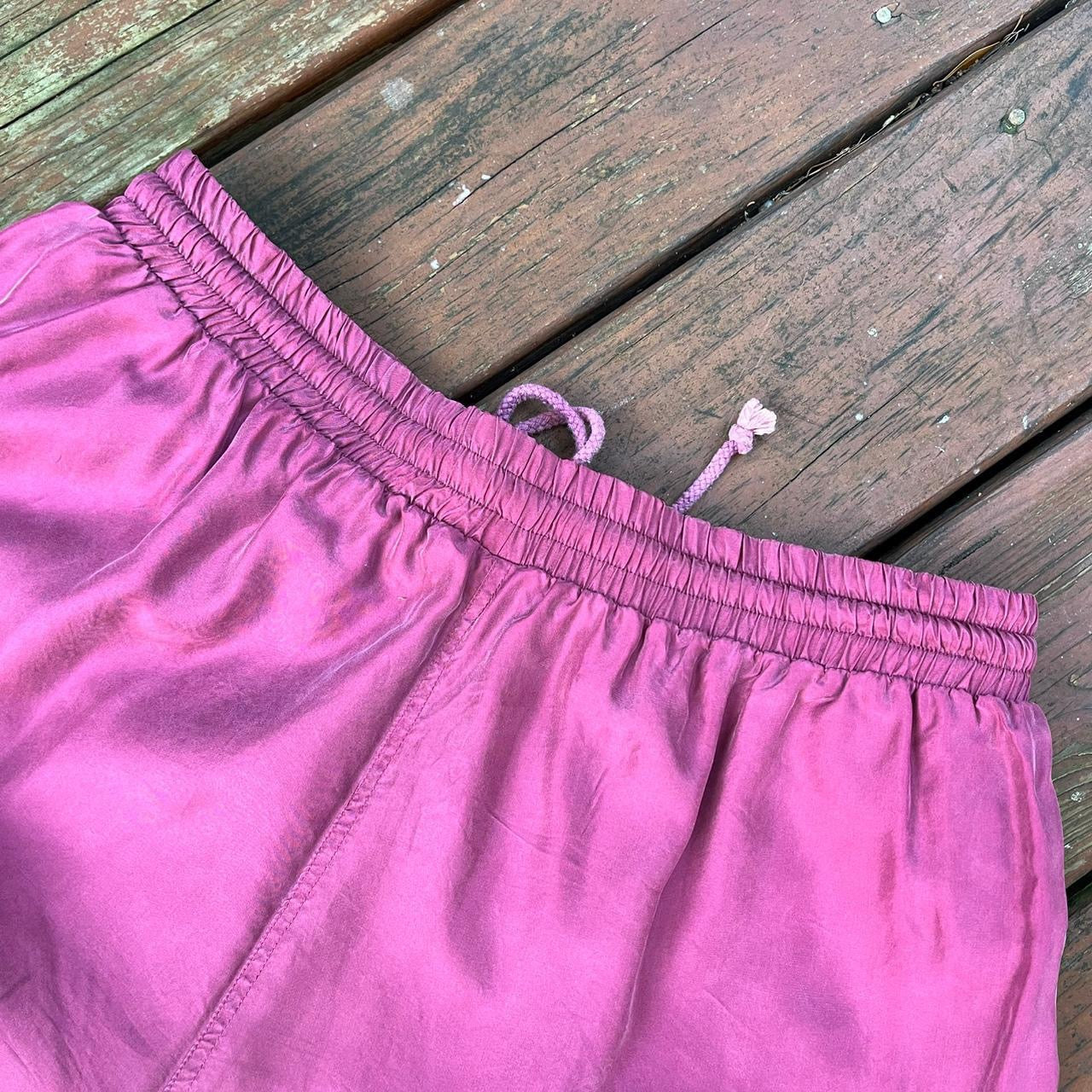 pink track pants
