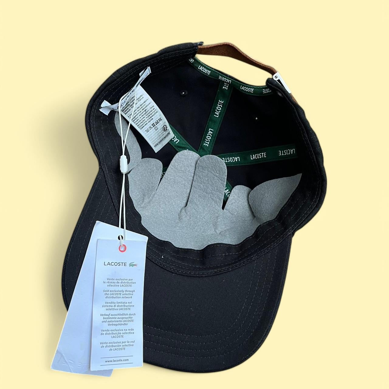 Lacoste crocodile badge twill cap