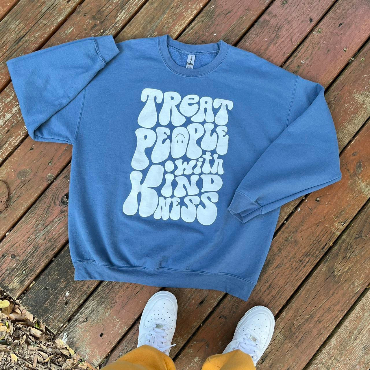 "treat people with kindness" sweatshirt