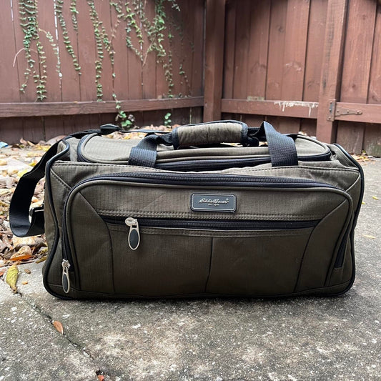 vintage Eddie Bauer duffle bag
